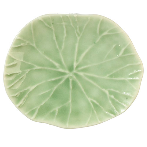 AZG5925 - Ceramic Plate/Green